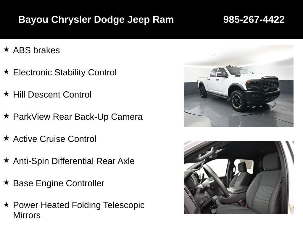 2026 RAM Ram 2500 RAM 2500 WARLOCK CREW CAB 4X4 6'4' BOX