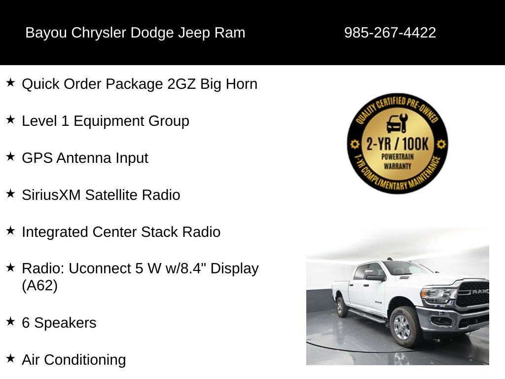 2024 RAM 2500 Big Horn