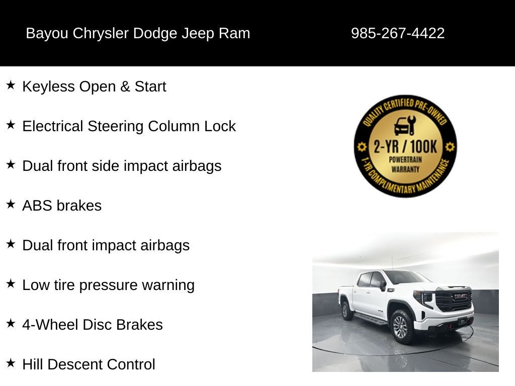 2022 GMC Sierra 1500 4WD Crew Cab Short Box AT4