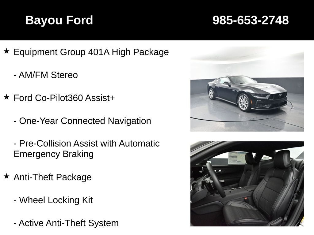 2026 Ford Mustang GT Premium 401A