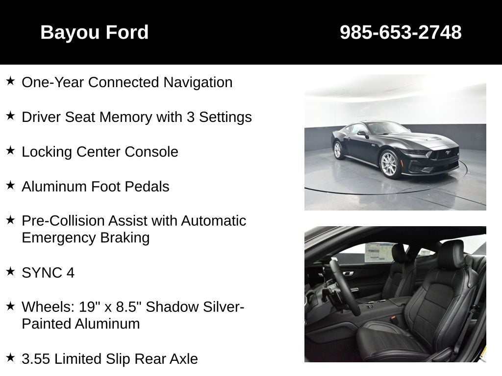 2026 Ford Mustang GT Premium 401A