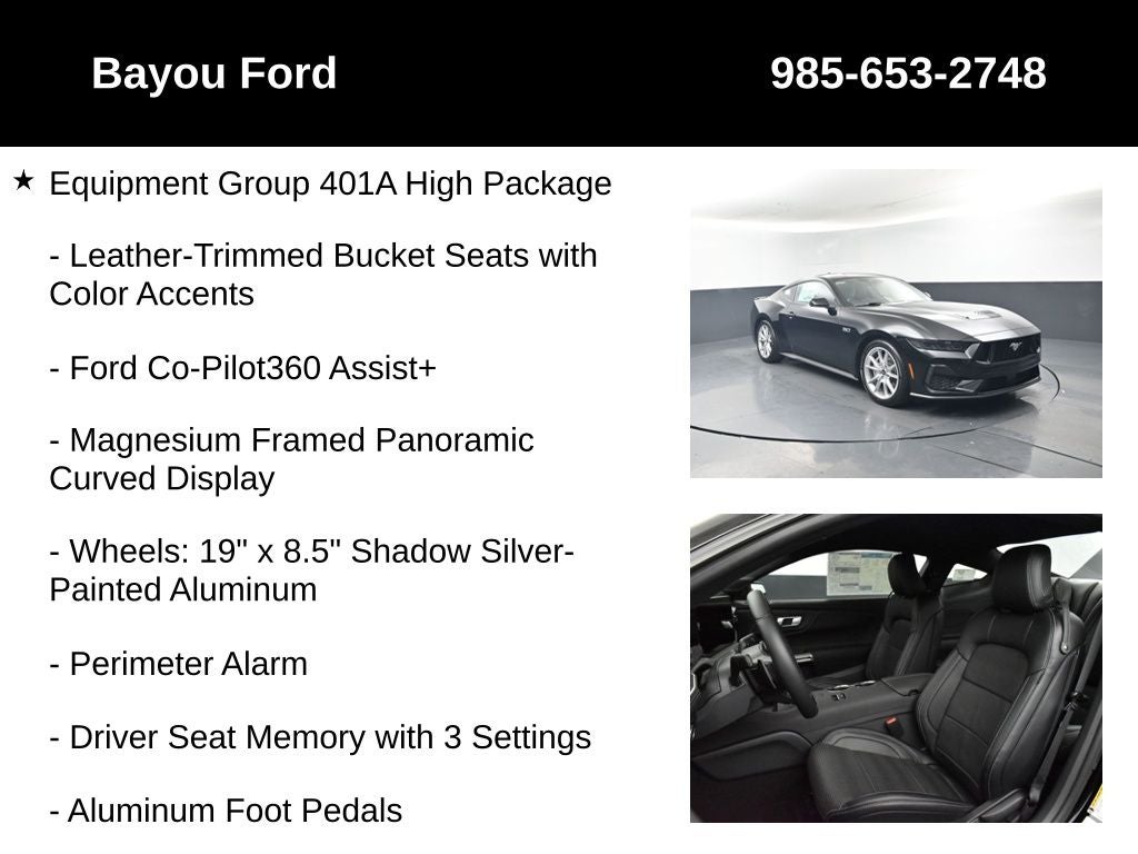 2026 Ford Mustang GT Premium 401A