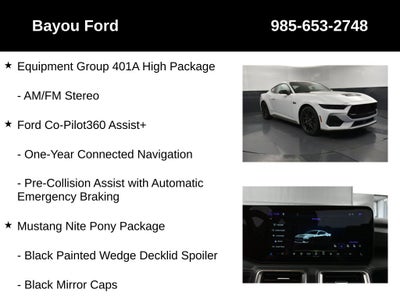 2026 Ford Mustang GT Premium 401A