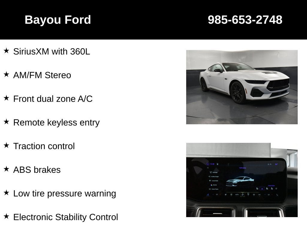 2026 Ford Mustang GT Premium 401A