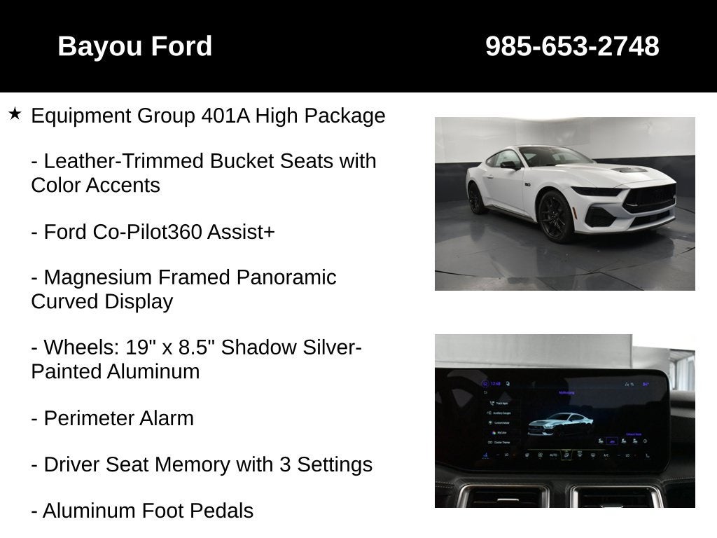 2026 Ford Mustang GT Premium 401A