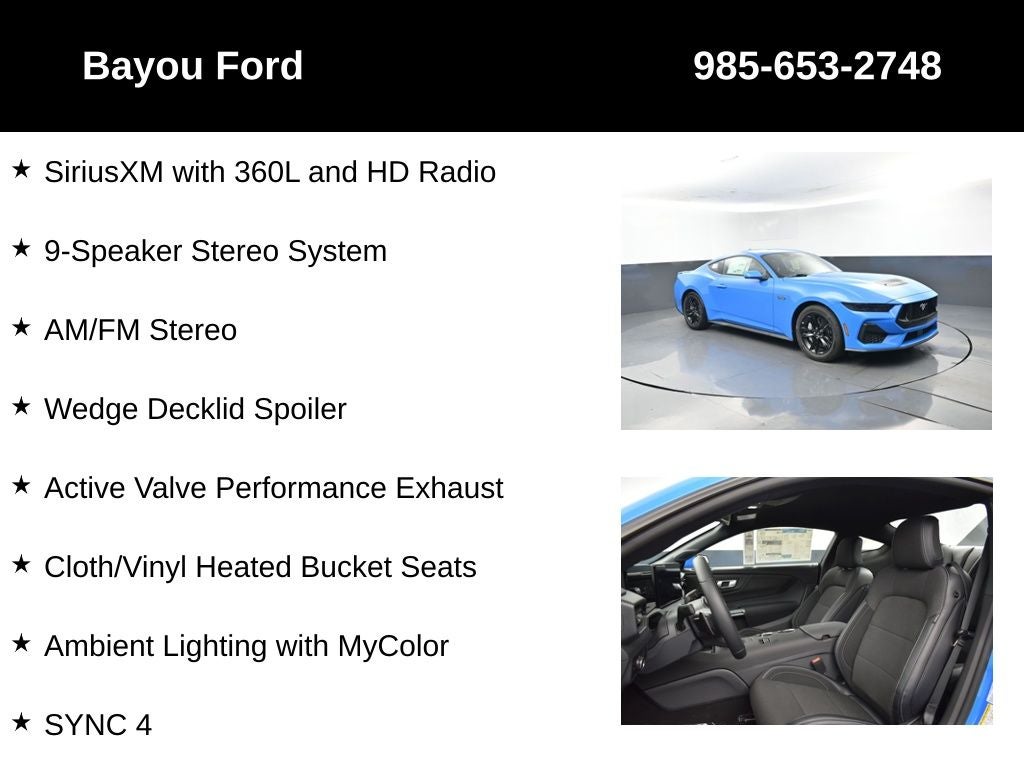 2026 Ford Mustang GT 301A