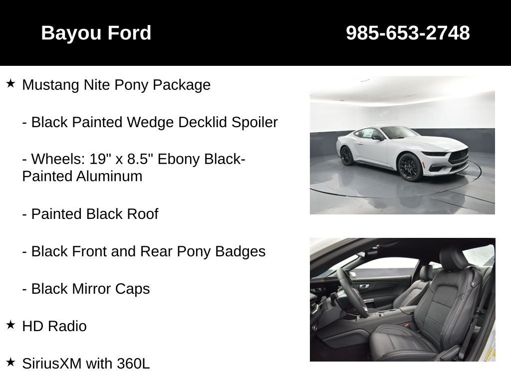 2026 Ford Mustang EcoBoost Premium 201A