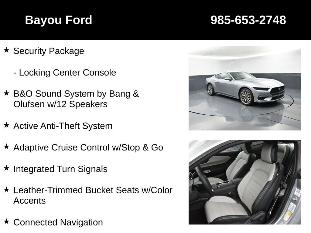 2025 Ford Mustang EcoBoost Premium 201A