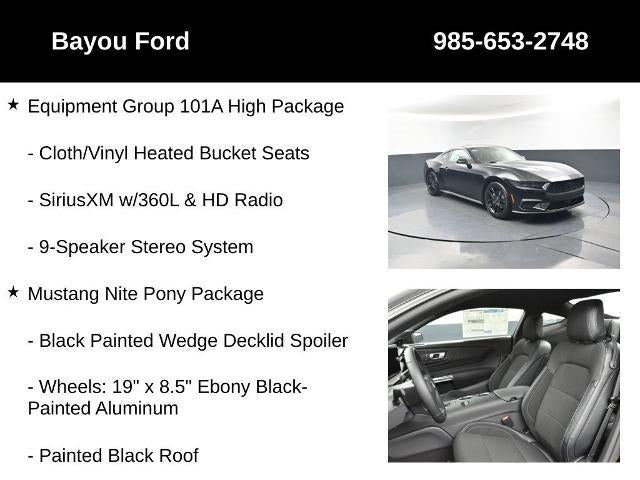 2026 Ford Mustang EcoBoost 101A