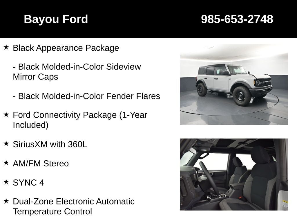 2026 Ford Bronco Big Bend 222A