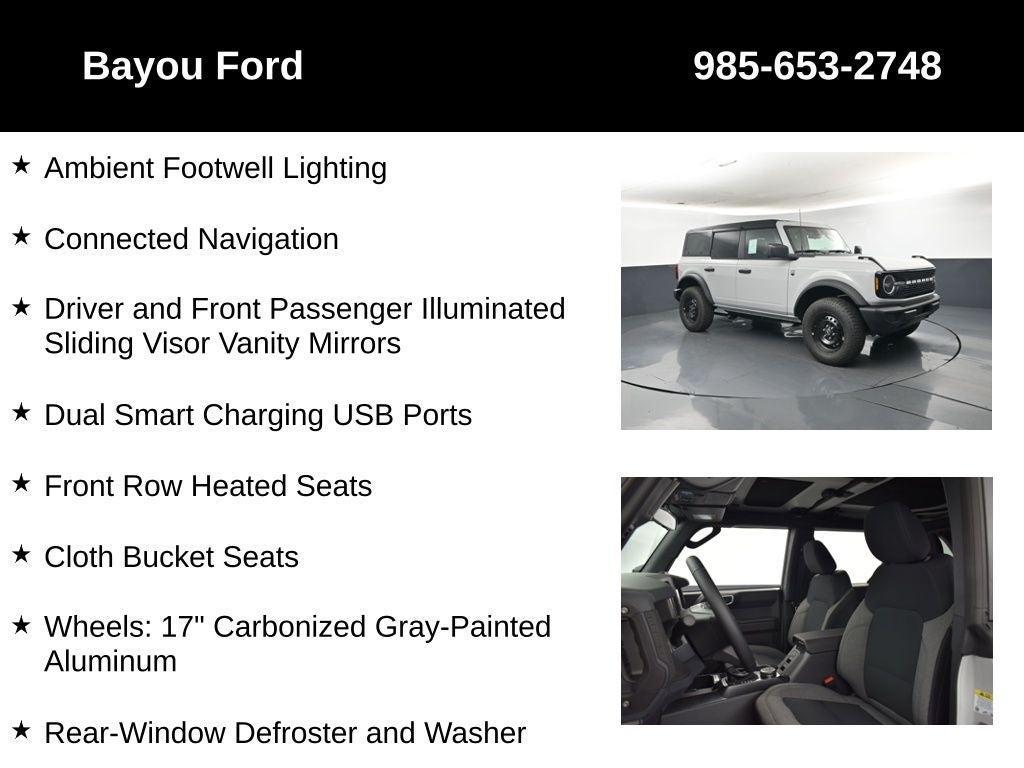 2026 Ford Bronco Big Bend 222A