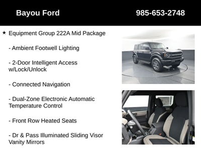 2025 Ford Bronco Big Bend 222A