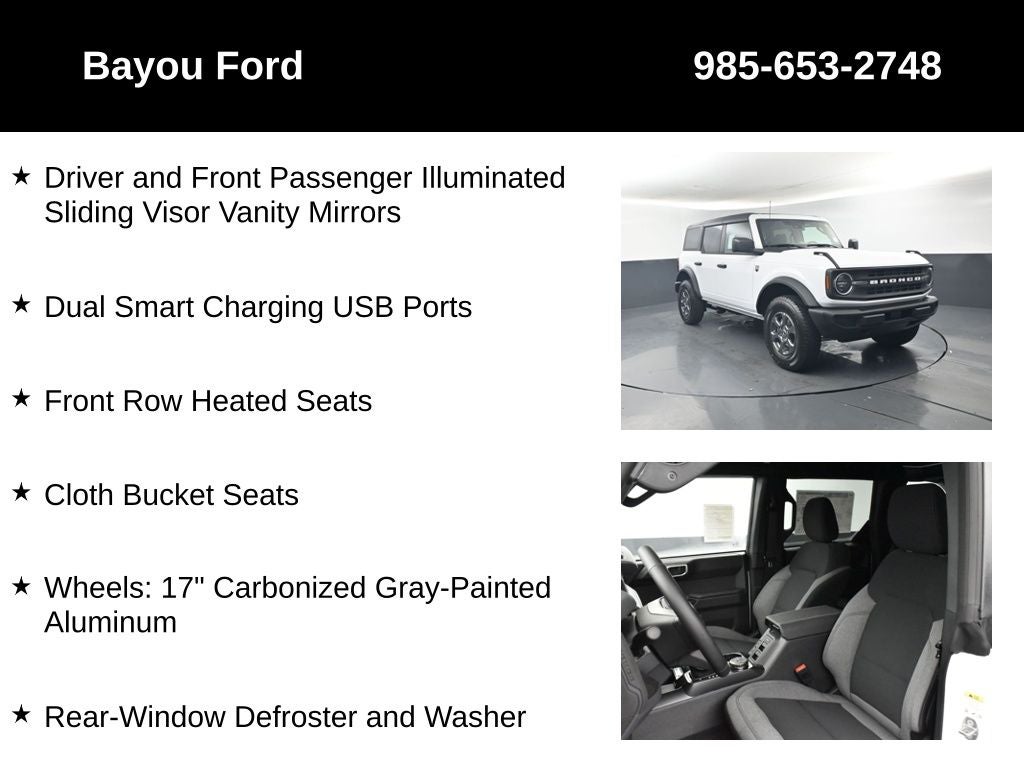 2026 Ford Bronco Big Bend 222A