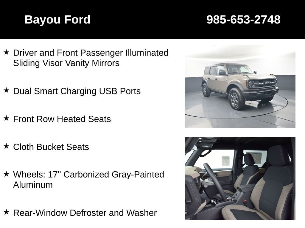 2026 Ford Bronco Big Bend 222A