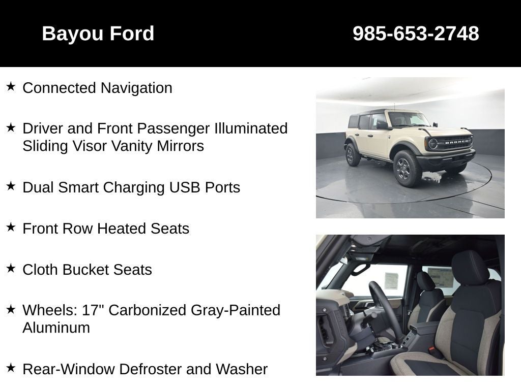 2026 Ford Bronco Big Bend 222A
