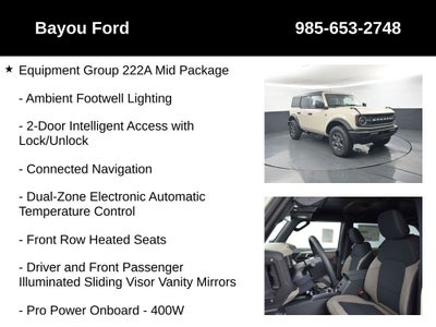2026 Ford Bronco Big Bend 222A