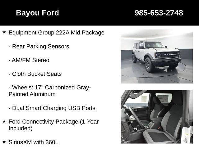 2026 Ford Bronco Big Bend 222A