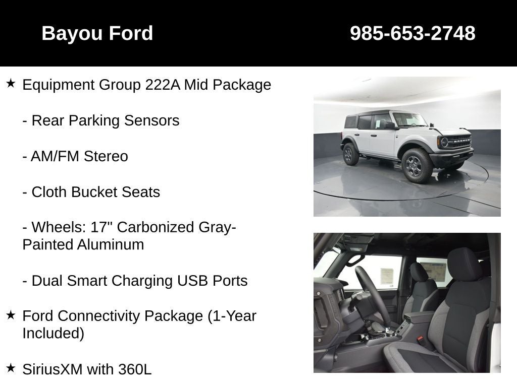 2026 Ford Bronco Big Bend