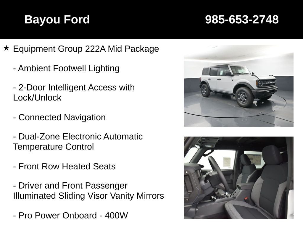 2026 Ford Bronco Big Bend