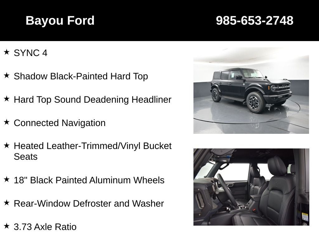 2026 Ford Bronco Outer Banks 312A