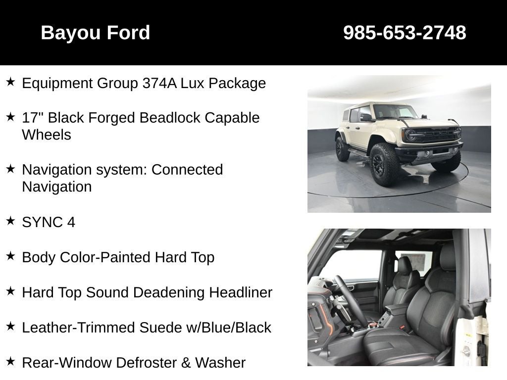 2025 Ford Bronco Raptor 374A