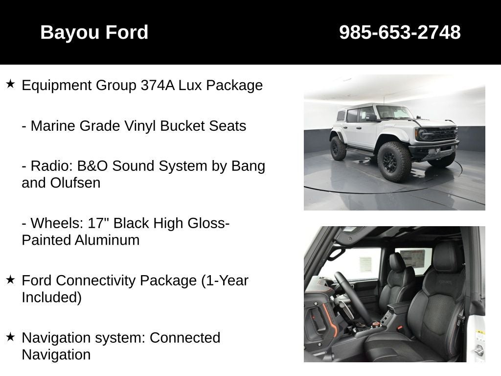 2026 Ford Bronco Raptor 374A
