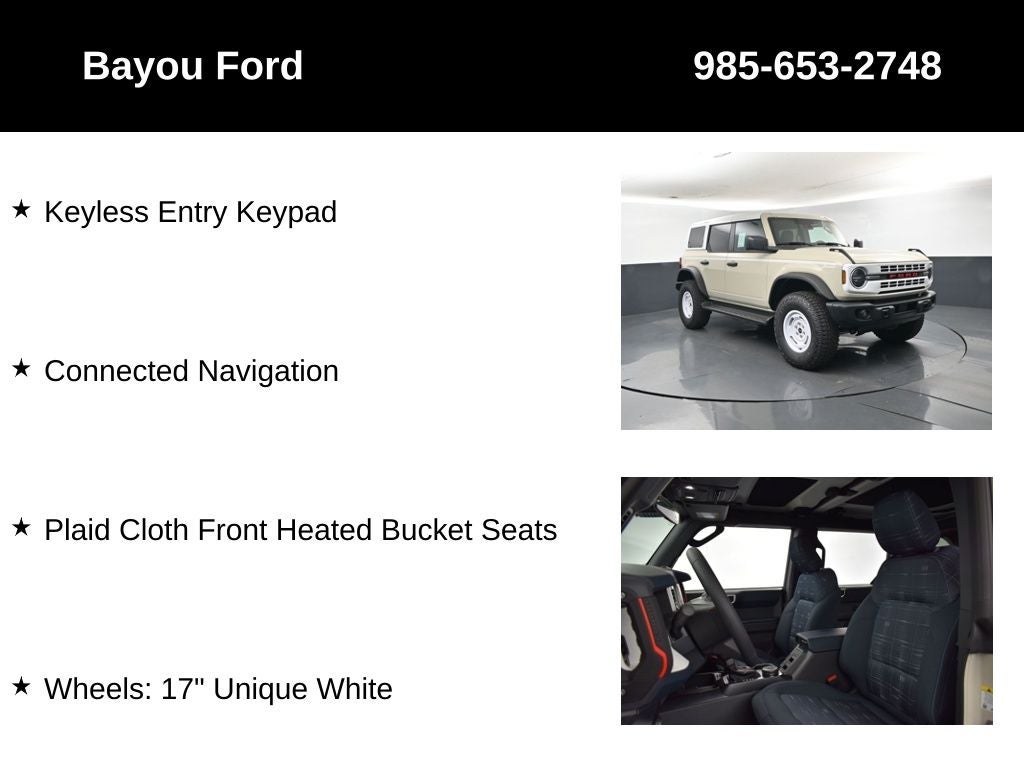 2026 Ford Bronco Heritage Edition 662A