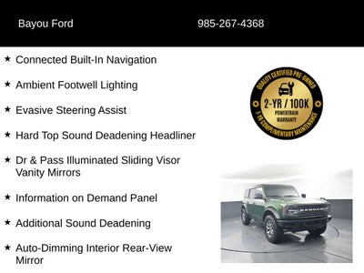 2023 Ford Bronco Badlands 334A