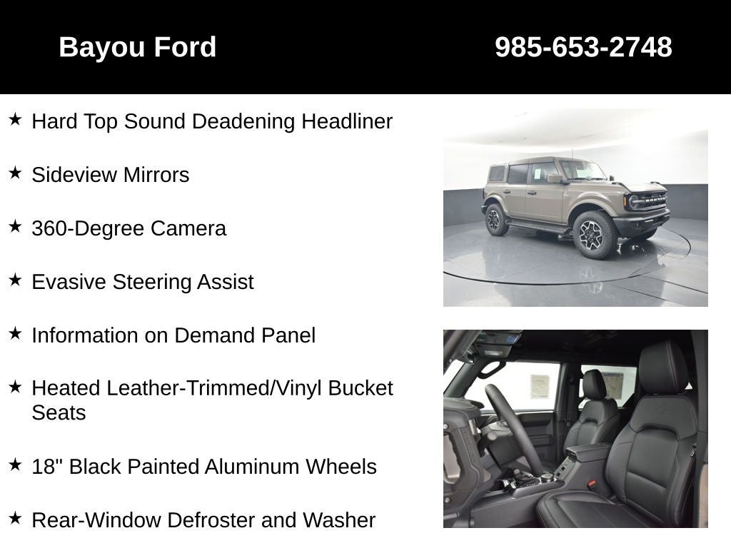 2026 Ford Bronco Outer Banks 314A