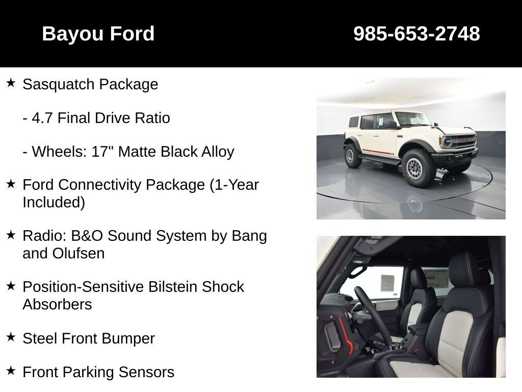 2026 Ford Bronco Outer Banks