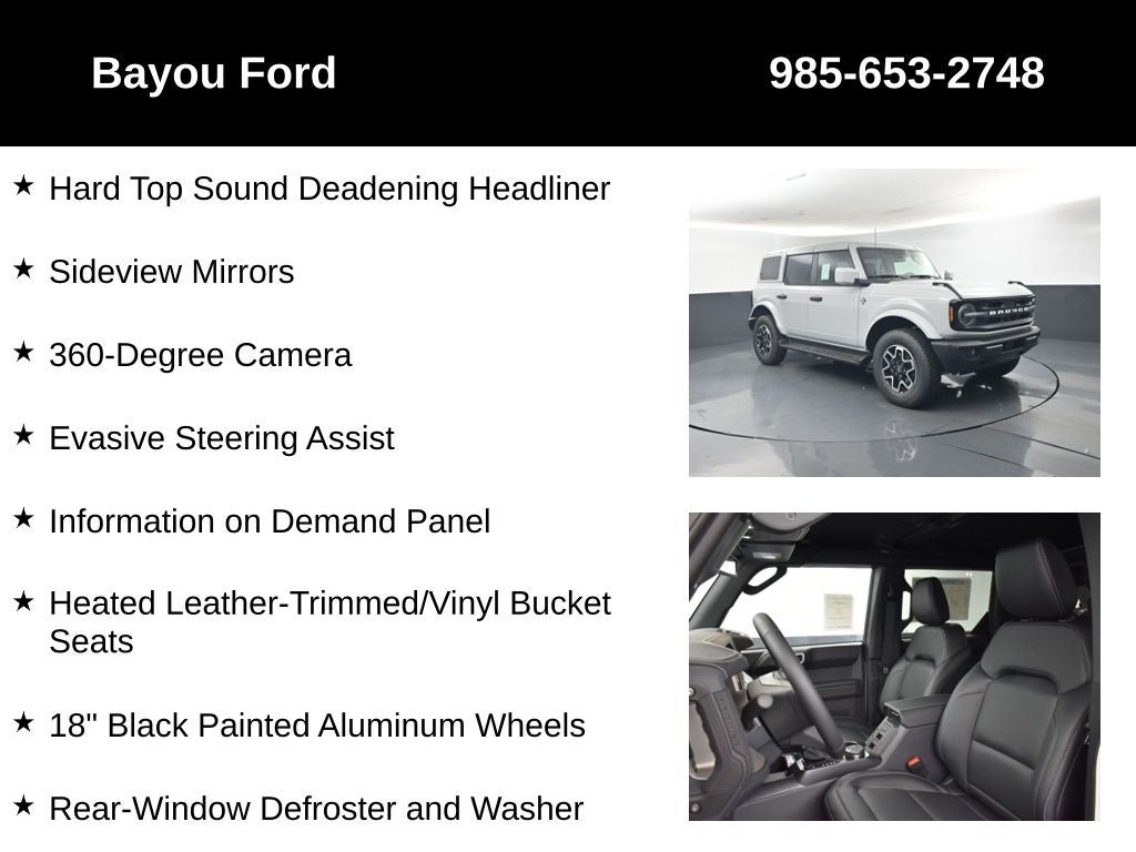 2026 Ford Bronco Outer Banks 314A