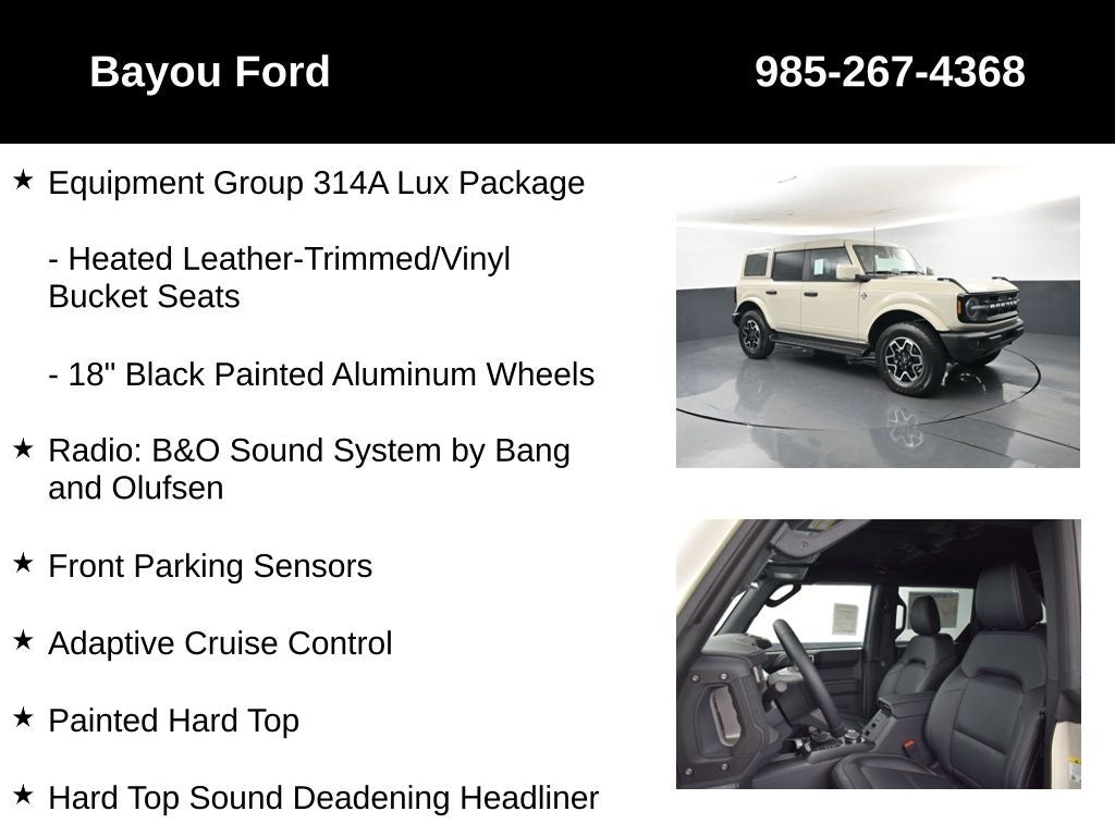 2026 Ford Bronco Outer Banks 314A