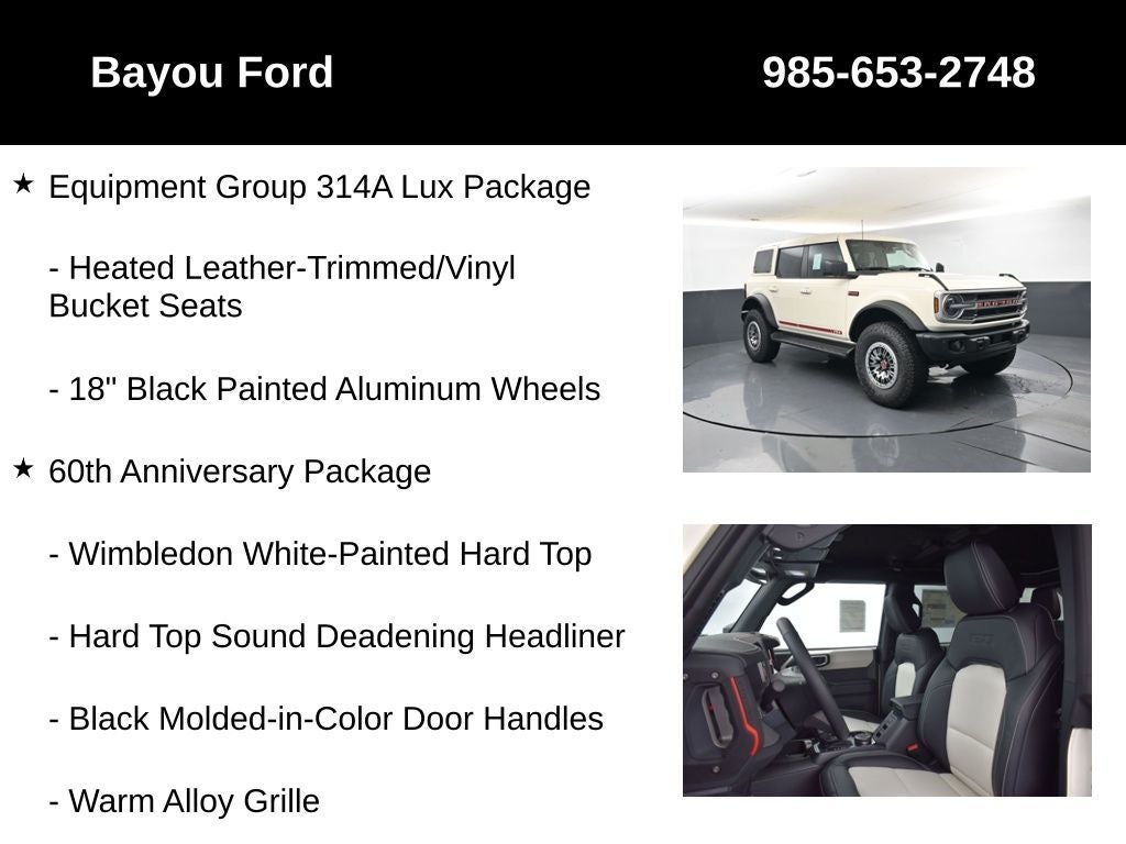 2026 Ford Bronco Outer Banks 314A