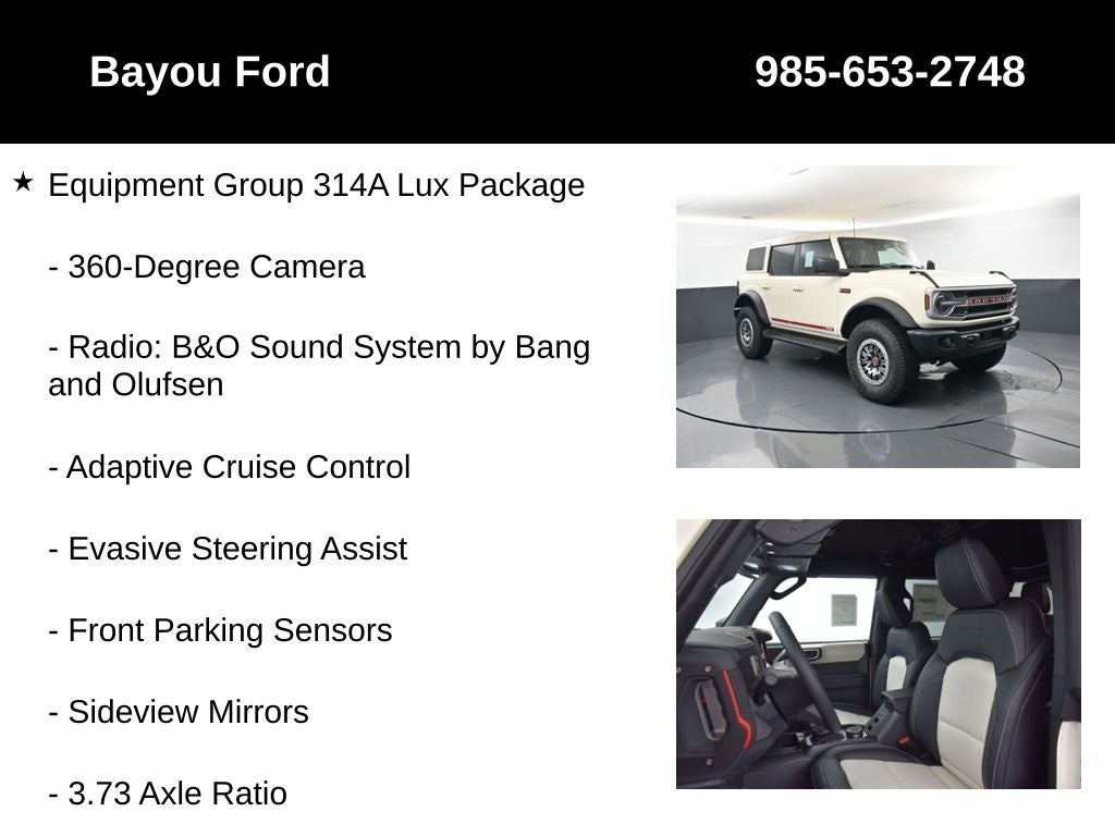 2026 Ford Bronco Outer Banks 314A