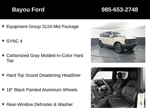 2025 Ford Bronco Outer Banks 312A