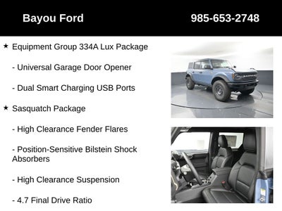 2025 Ford Bronco Badlands 334A