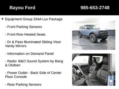 2025 Ford Bronco Badlands 334A