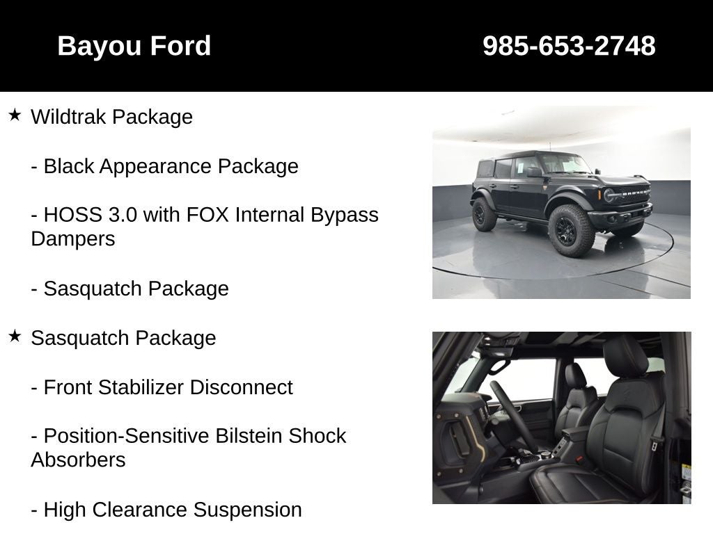 2026 Ford Bronco Badlands 334A