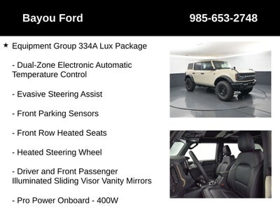 2026 Ford Bronco Badlands 334A