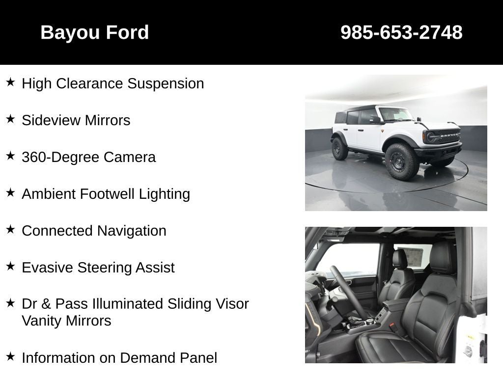 2025 Ford Bronco Badlands 334A