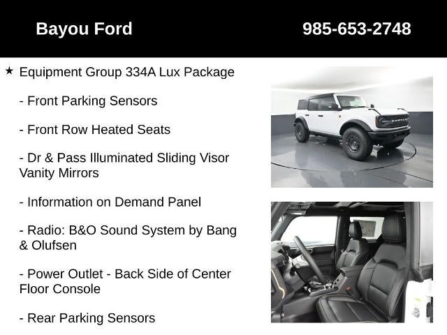 2025 Ford Bronco Badlands 334A