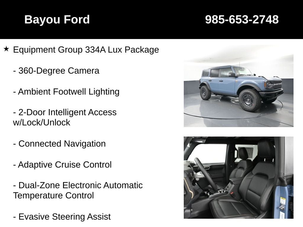 2025 Ford Bronco Badlands 334A