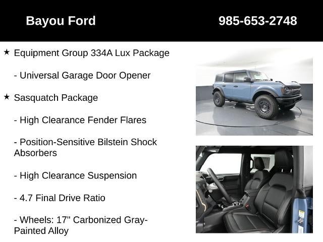 2025 Ford Bronco Badlands 334A