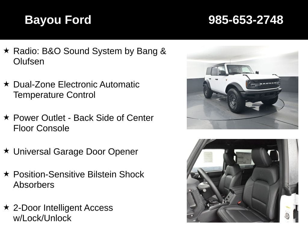 2025 Ford Bronco Badlands 334A