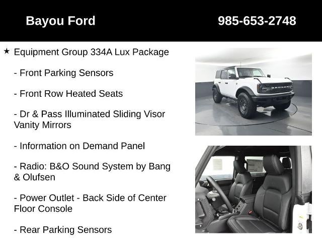 2025 Ford Bronco Badlands 334A