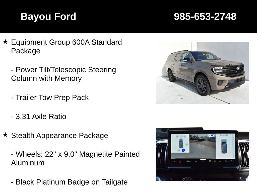 2027 Ford Expedition Max Platinum