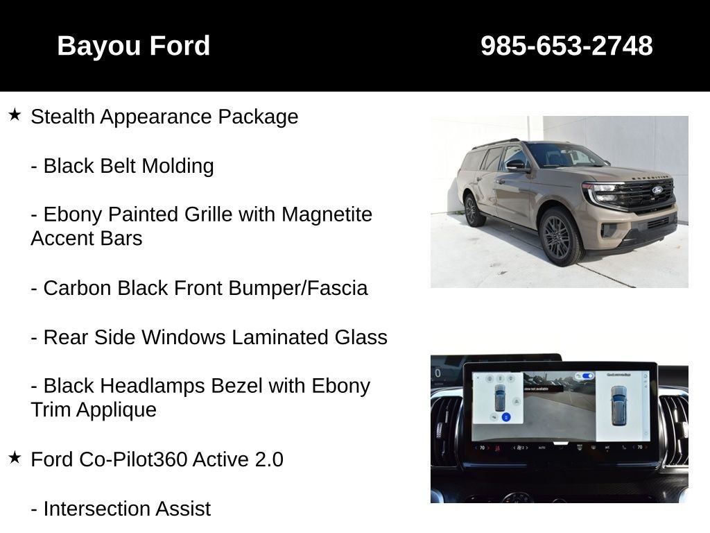 2027 Ford Expedition Max Platinum 600A