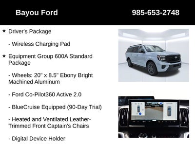 2027 Ford Expedition Max Platinum 600A