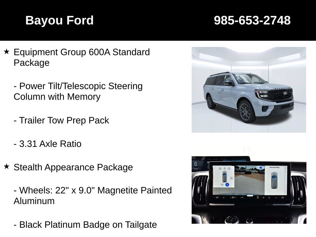 2027 Ford Expedition Max Platinum 600A