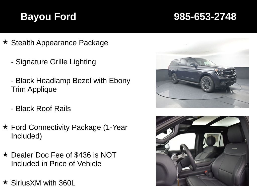 2026 Ford Expedition Max Platinum 600A